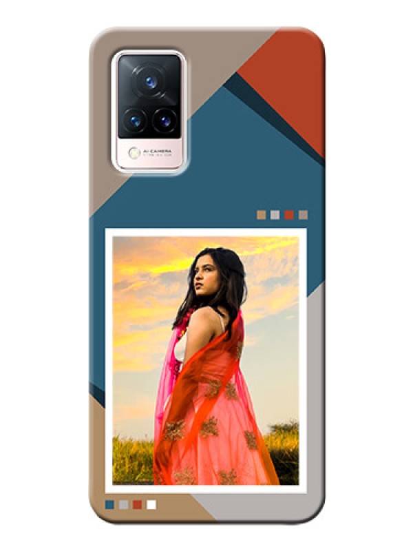 Custom Vivo V21 5G Mobile Back Covers: Retro color pallet Design