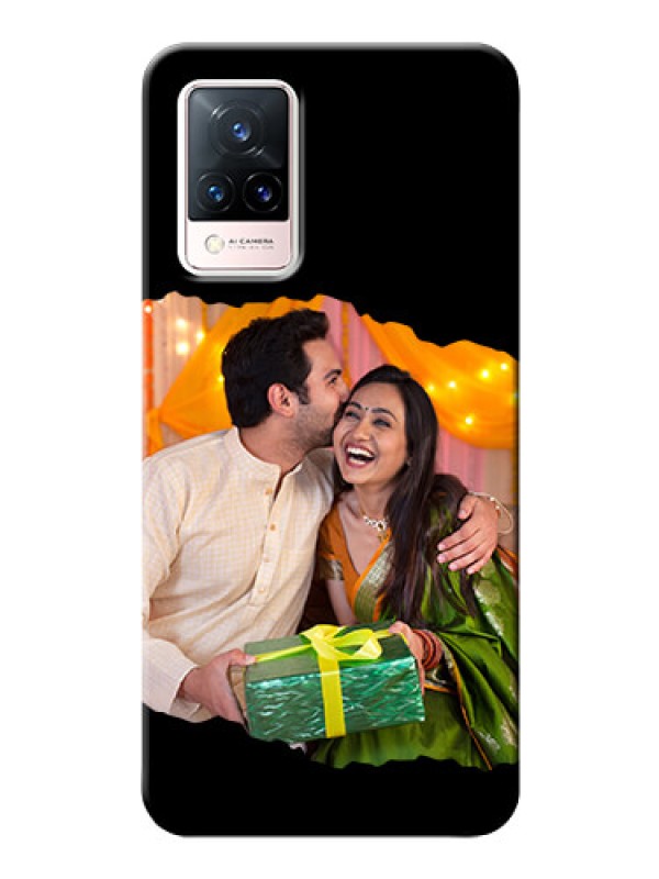 Custom Vivo V21 5G Custom Phone Covers: Tear-off Design