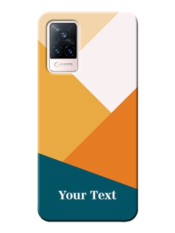 Custom Vivo V21 5G Custom Phone Cases: Stacked Multi-colour Design