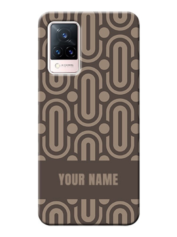 Custom Vivo V21 5G Custom Phone Covers: Captivating Zero Pattern Design