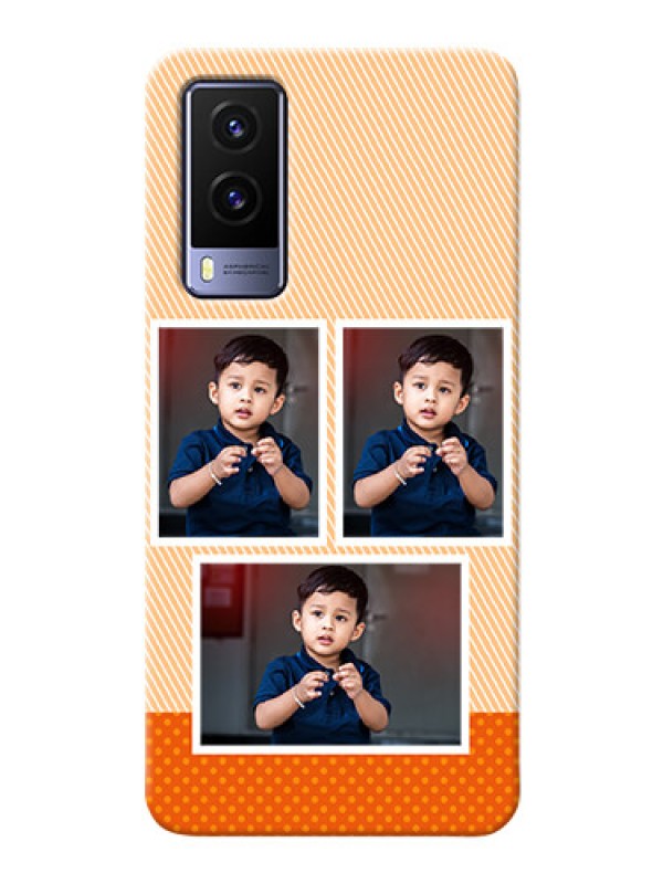 Custom Vivo V21E 5G Mobile Back Covers: Bulk Photos Upload Design