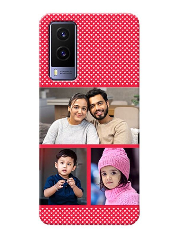 Custom Vivo V21E 5G mobile back covers online: Bulk Pic Upload Design