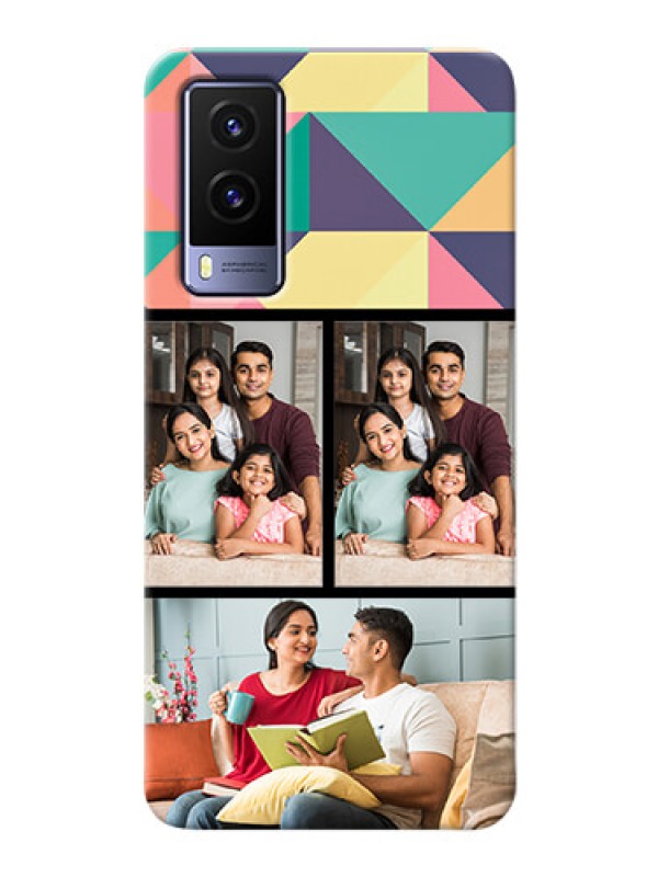 Custom Vivo V21E 5G personalised phone covers: Bulk Pic Upload Design
