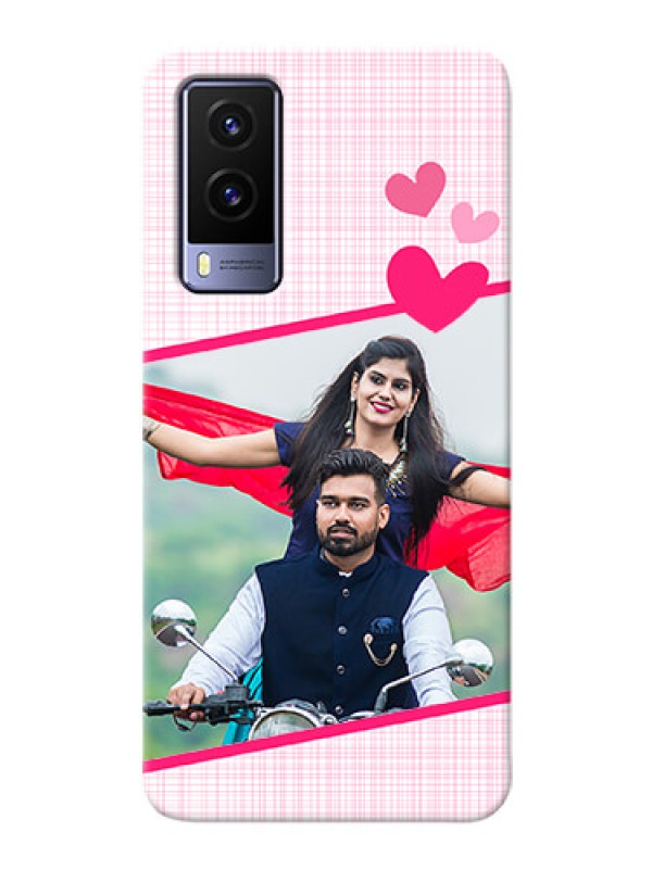 Custom Vivo V21E 5G Personalised Phone Cases: Love Shape Heart Design
