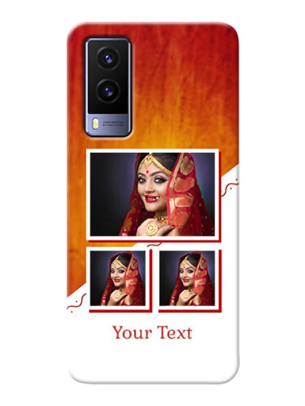 Custom Vivo V21E 5G Personalised Phone Cases: Wedding Memories Design 