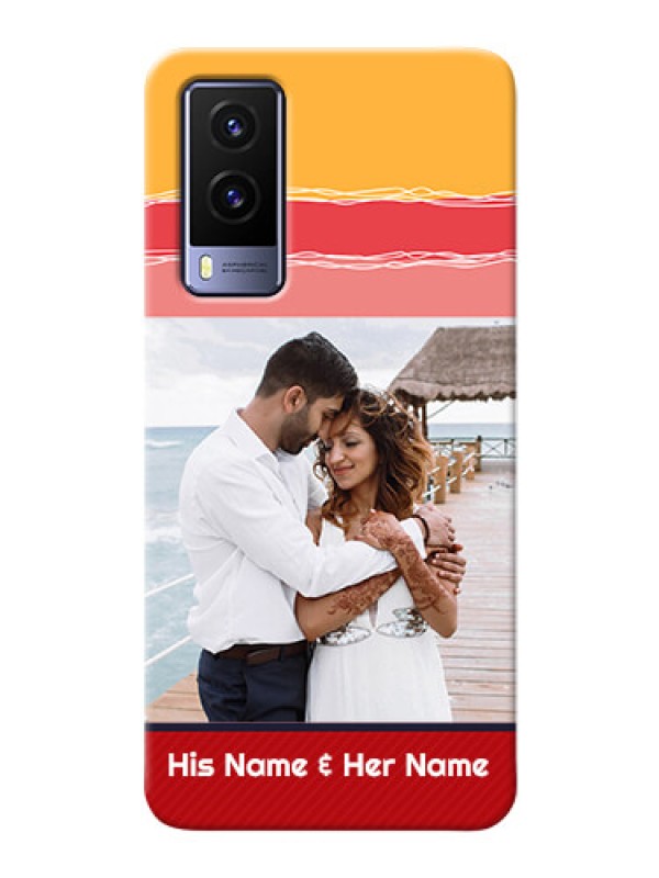 Custom Vivo V21E 5G custom mobile phone covers: Colorful Case Design