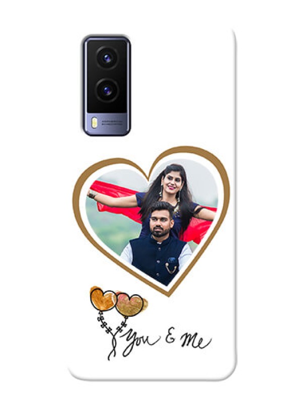 Custom Vivo V21E 5G customized phone cases: You & Me Design