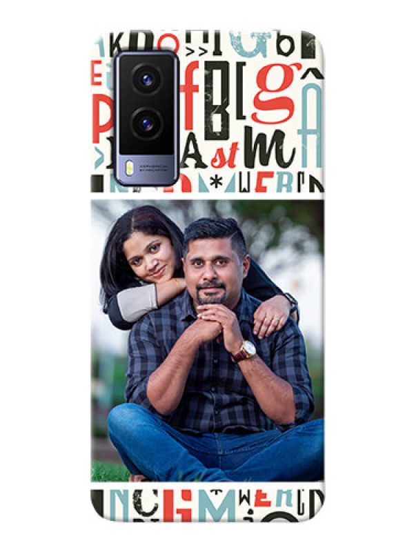 Custom Vivo V21E 5G custom mobile phone covers: Alphabet Design