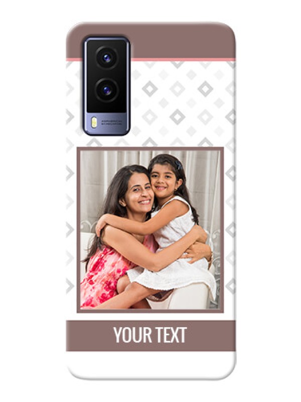 Custom Vivo V21E 5G custom back covers: Simple Diamond Design