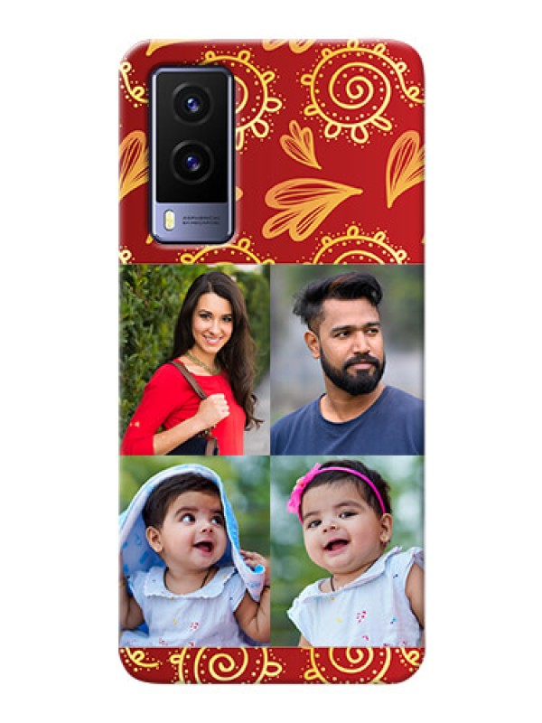 Custom Vivo V21E 5G Mobile Phone Cases: 4 Image Traditional Design