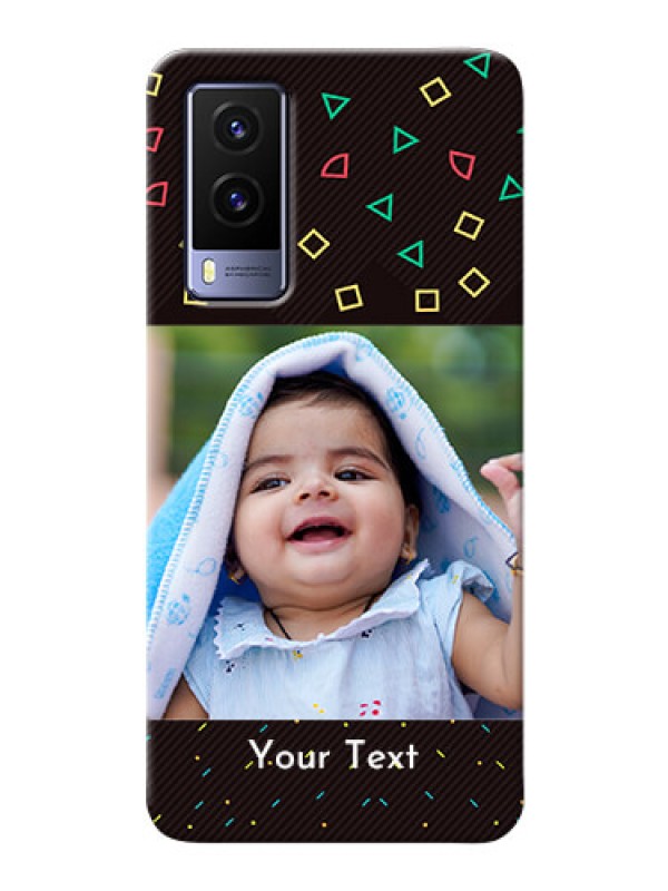 Custom Vivo V21E 5G custom mobile cases with confetti birthday design