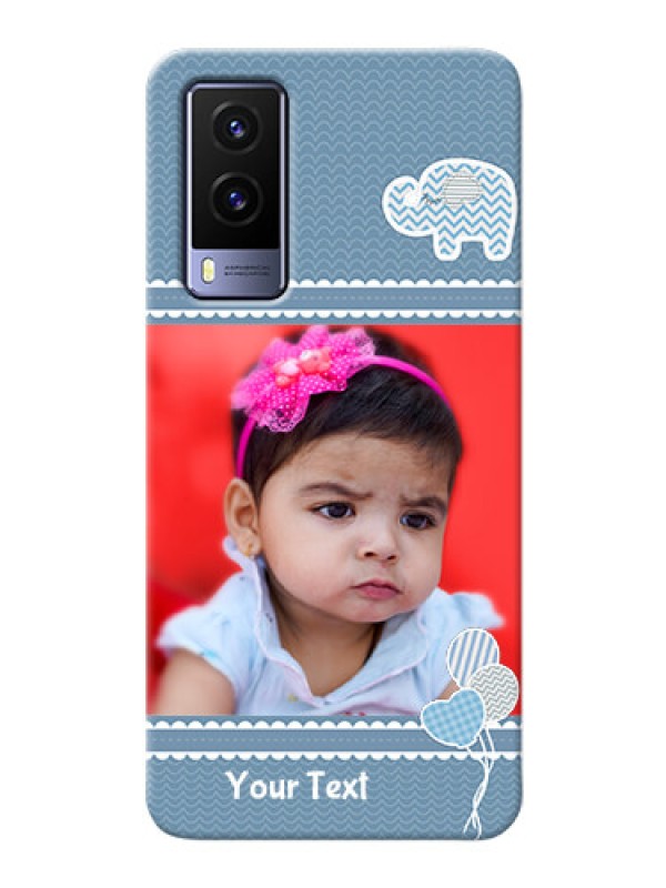Custom Vivo V21E 5G Custom Phone Covers with Kids Pattern Design
