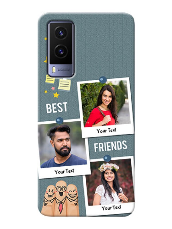 Custom Vivo V21E 5G Mobile Cases: Sticky Frames and Friendship Design