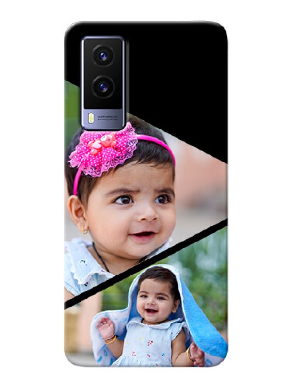 Custom Vivo V21E 5G mobile back covers online: Semi Cut Design