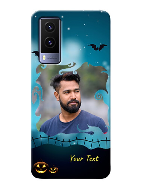 Custom Vivo V21E 5G Personalised Phone Cases: Halloween frame design