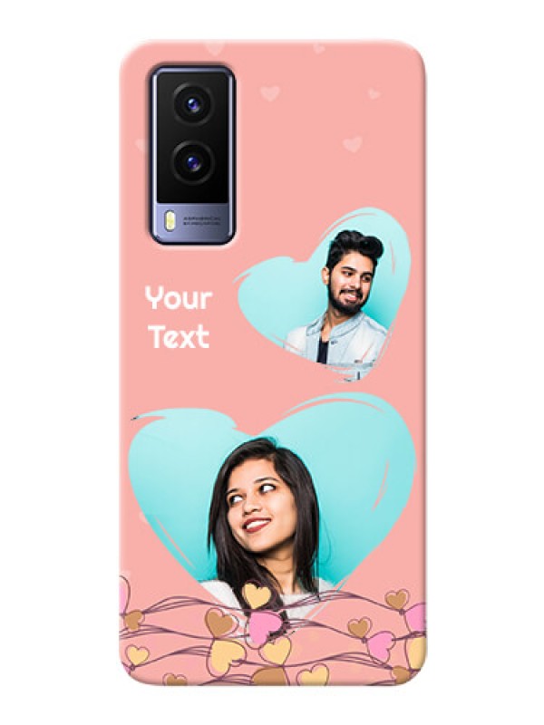 Custom Vivo V21E 5G customized phone cases: Love Doodle Design