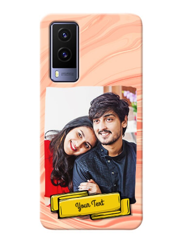 Custom Vivo V21E 5G Customized Phone Cases: Marble Texture Design