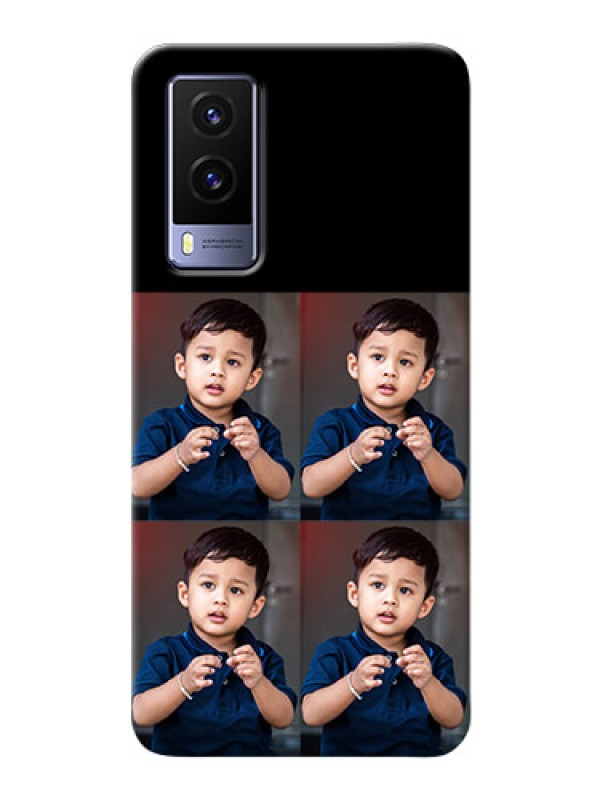 Custom Vivo V21E 5G 4 Image Holder on Mobile Cover