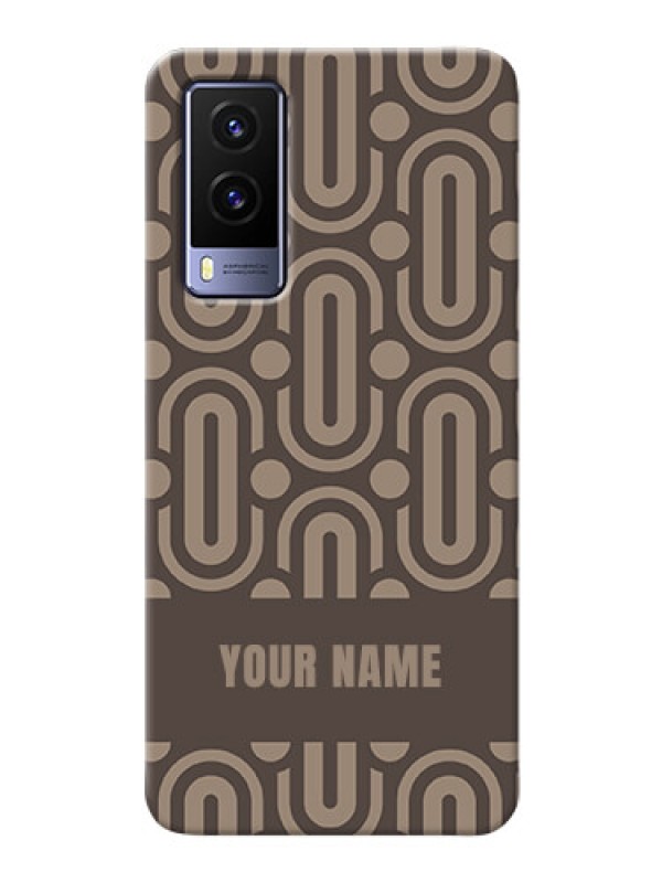 Custom Vivo V21E 5G Custom Phone Covers: Captivating Zero Pattern Design