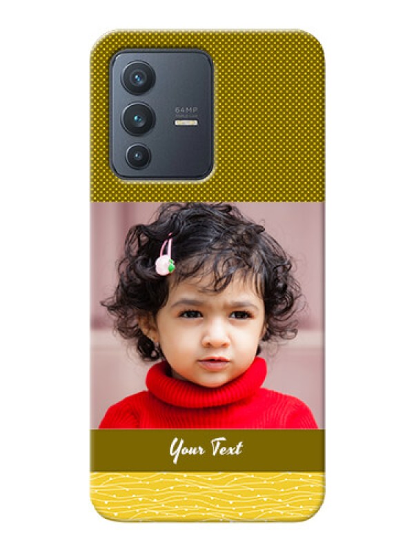 Custom Vivo V23 5G custom mobile back covers: Simple Green Color Design