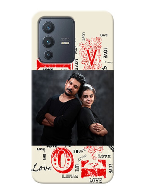 Custom Vivo V23 5G mobile cases online: Trendy Love Design Case