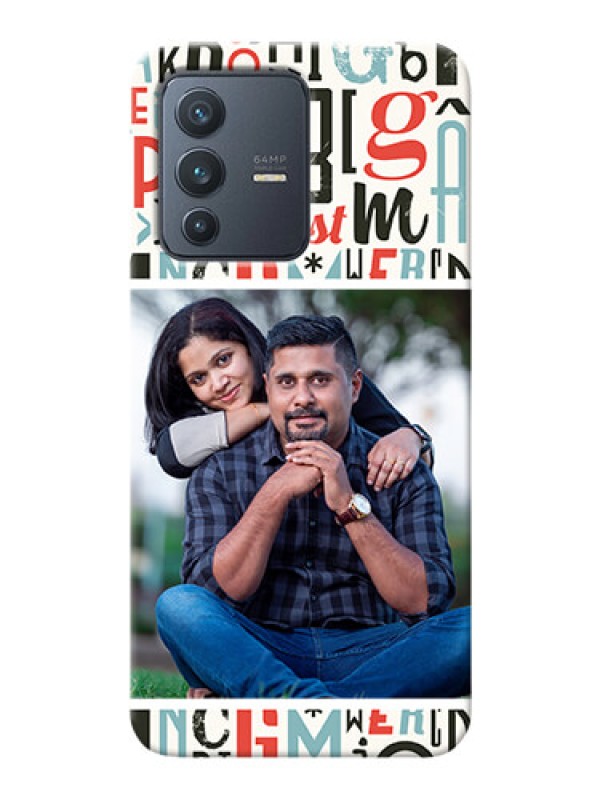 Custom Vivo V23 5G custom mobile phone covers: Alphabet Design