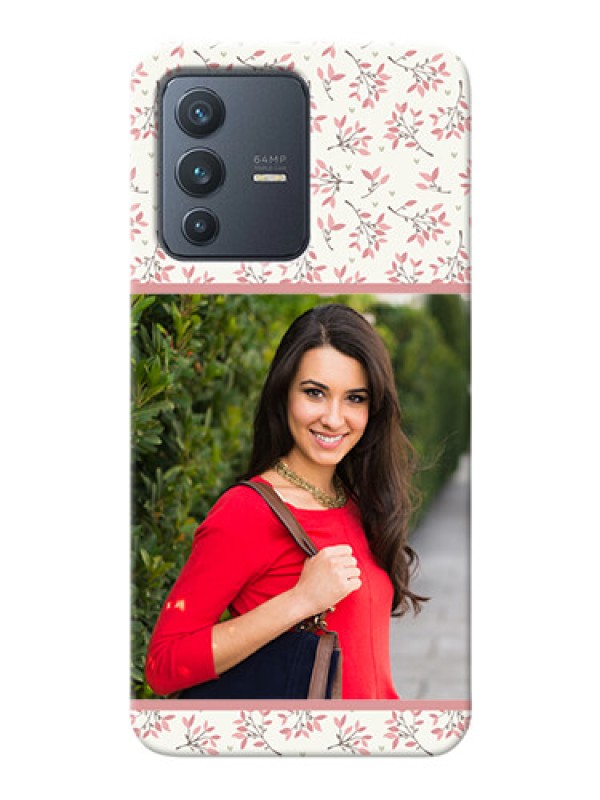Custom Vivo V23 5G Back Covers: Premium Floral Design