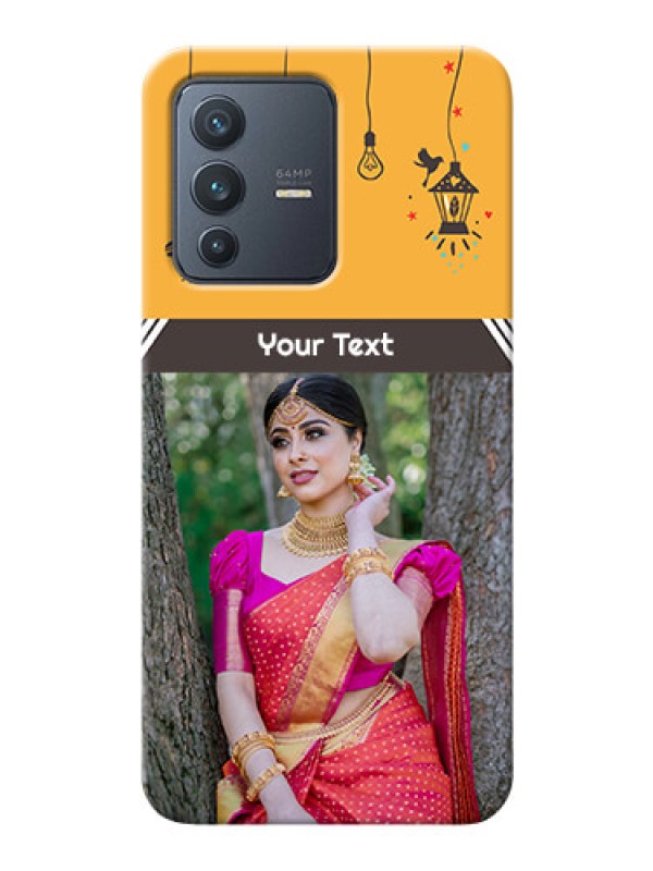 Custom Vivo V23 5G custom back covers with Family Picture and Icons 