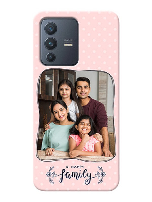 Custom Vivo V23 5G Personalized Phone Cases: Family with Dots Design