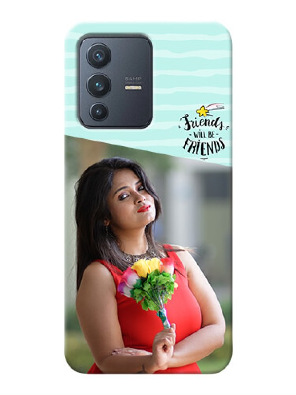 Custom Vivo V23 5G Mobile Back Covers: Friends Picture Icon Design