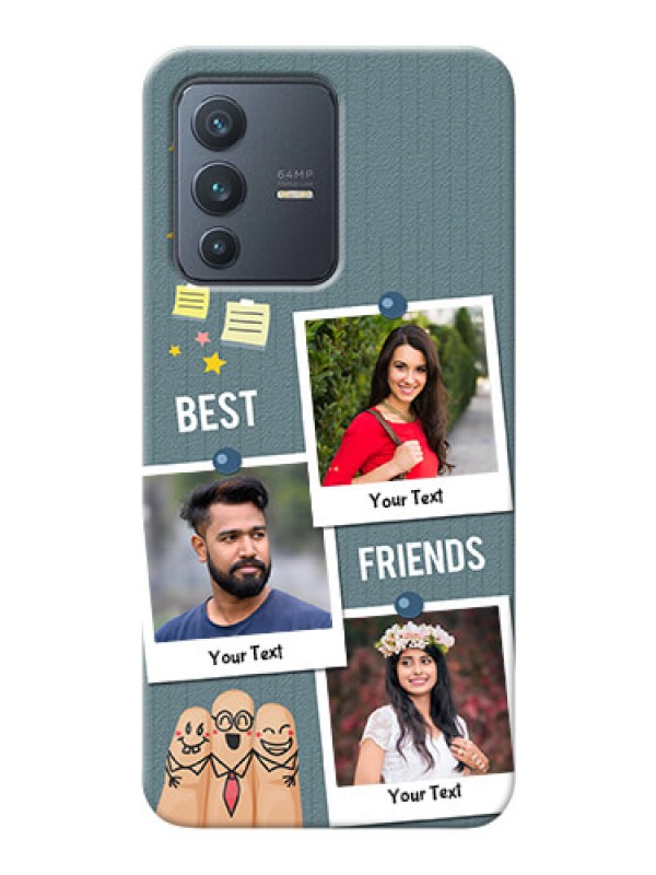 Custom Vivo V23 5G Mobile Cases: Sticky Frames and Friendship Design