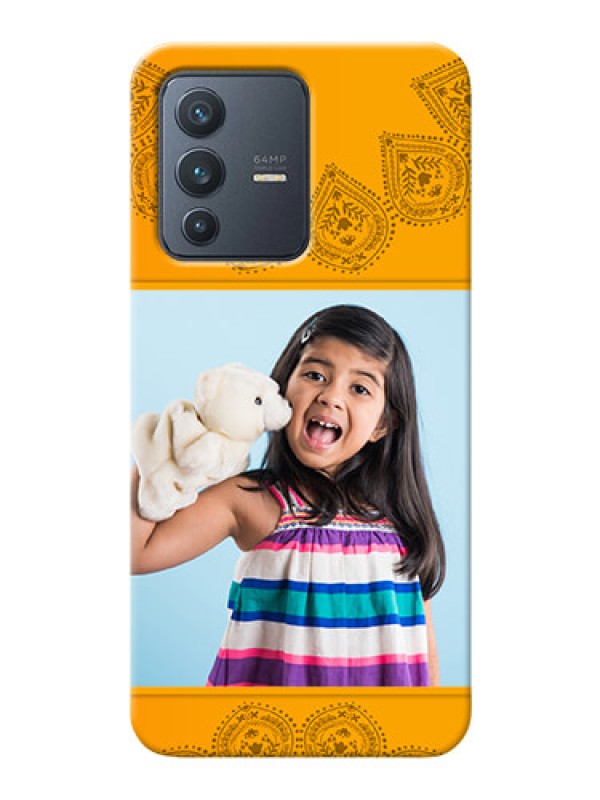 Custom Vivo V23 5G custom mobile back covers: Photo Wedding Design 