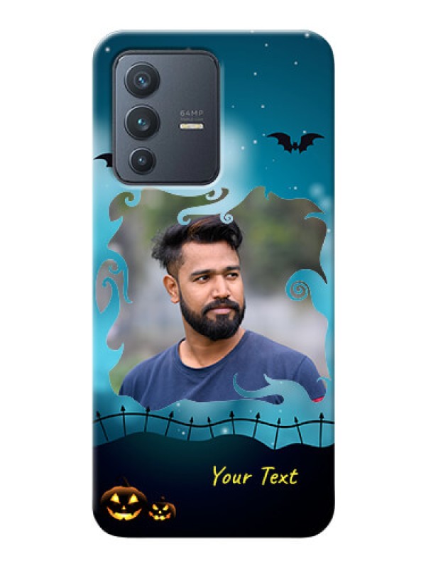 Custom Vivo V23 5G Personalised Phone Cases: Halloween frame design