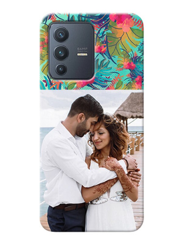 Custom Vivo V23 5G Personalized Phone Cases: Watercolor Floral Design