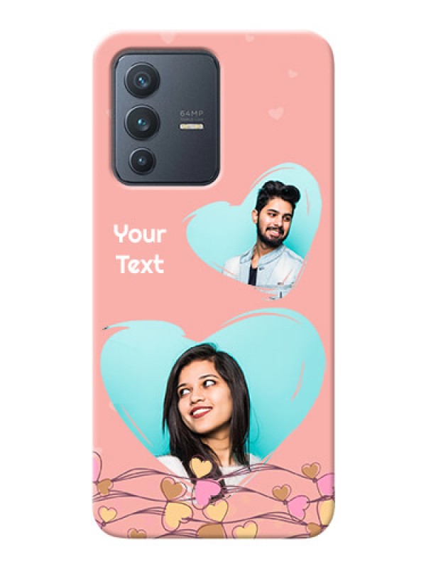 Custom Vivo V23 5G customized phone cases: Love Doodle Design