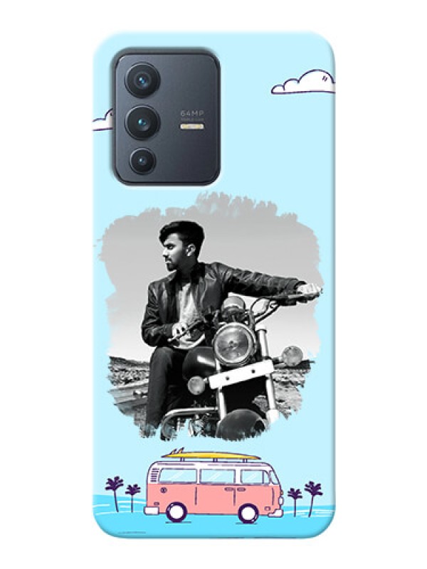 Custom Vivo V23 5G Mobile Covers Online: Travel & Adventure Design