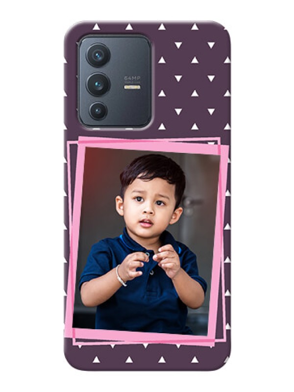 Custom Vivo V23 5G Phone Cases: Triangle Pattern Dotted Design