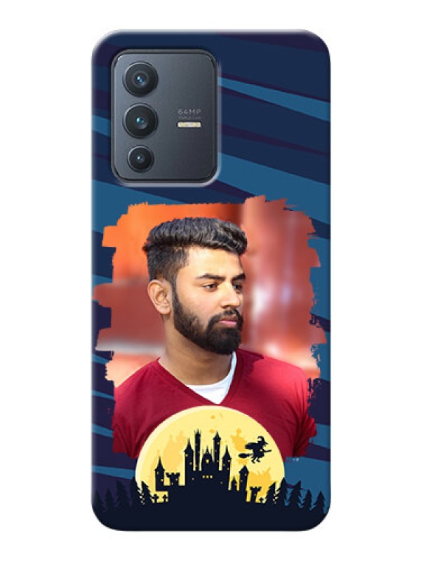 Custom Vivo V23 5G Back Covers: Halloween Witch Design 