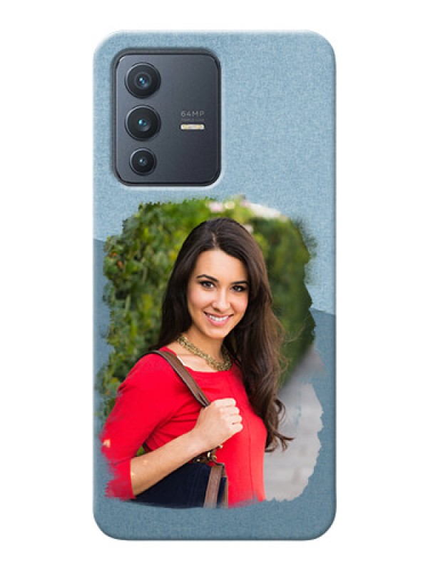 Custom Vivo V23 5G custom mobile phone covers: Grunge Line Art Design