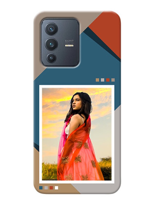 Custom Vivo V23 5G Mobile Back Covers: Retro color pallet Design
