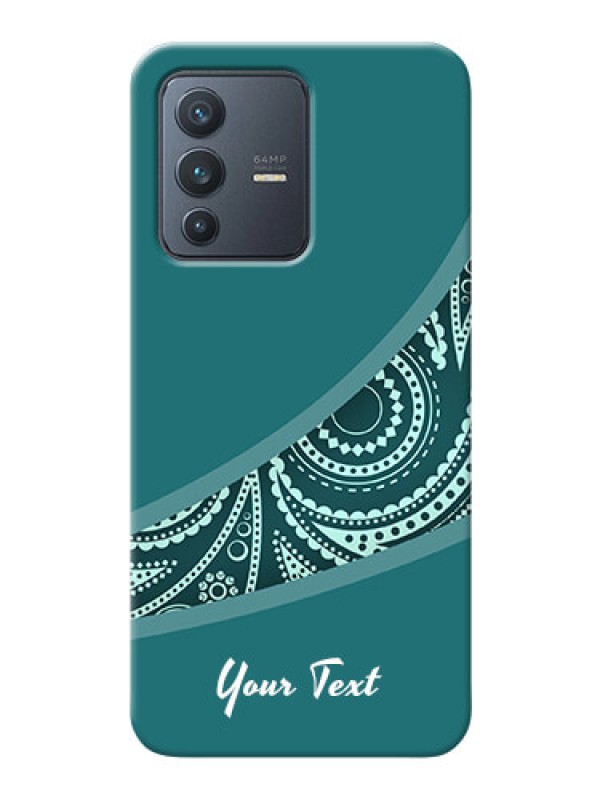 Custom Vivo V23 5G Custom Phone Covers: semi visible floral Design