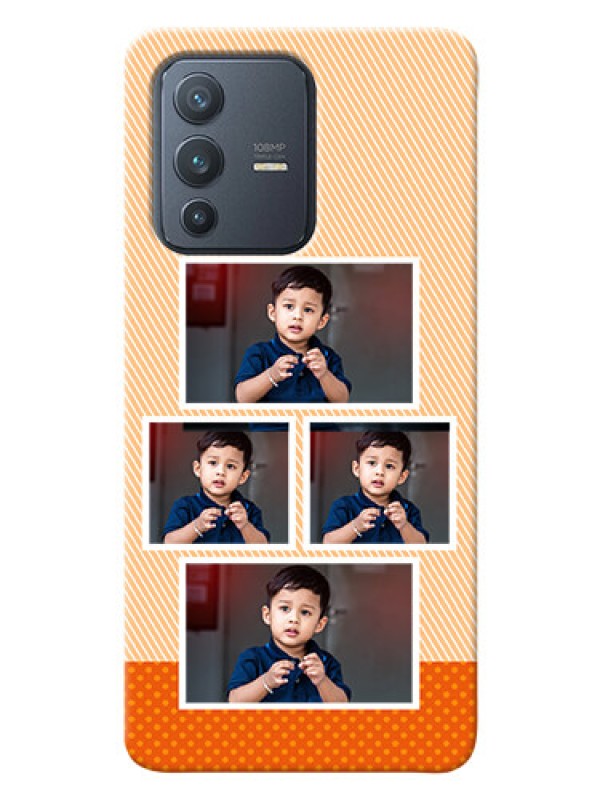 Custom Vivo V23 Pro 5G Mobile Back Covers: Bulk Photos Upload Design