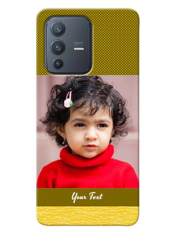 Custom Vivo V23 Pro 5G custom mobile back covers: Simple Green Color Design