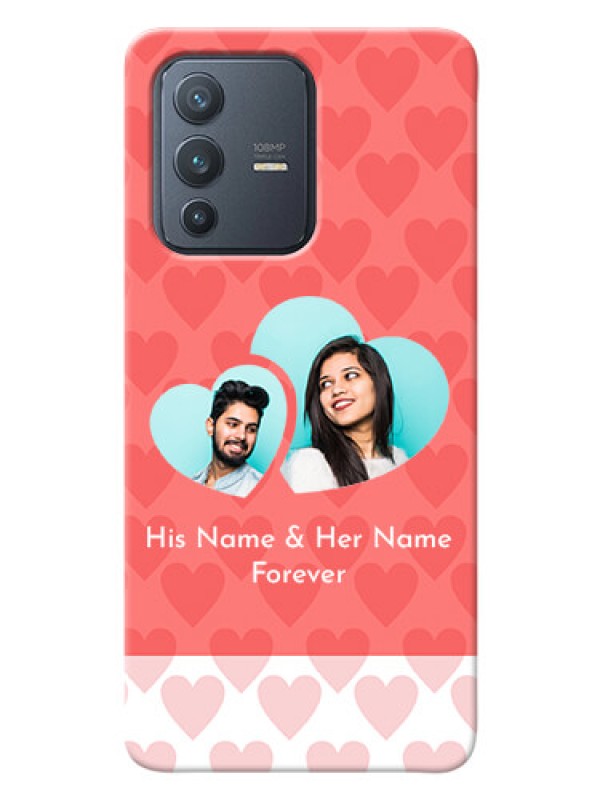 Custom Vivo V23 Pro 5G personalized phone covers: Couple Pic Upload Design