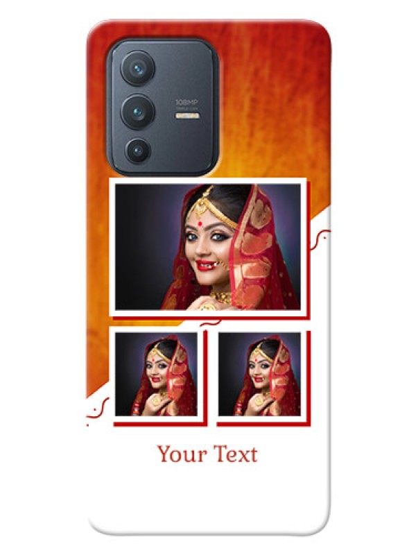 Custom Vivo V23 Pro 5G Personalised Phone Cases: Wedding Memories Design 