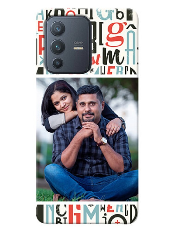 Custom Vivo V23 Pro 5G custom mobile phone covers: Alphabet Design