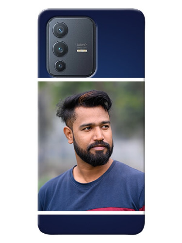 Custom Vivo V23 Pro 5G Mobile Cases: Simple Royal Blue Design
