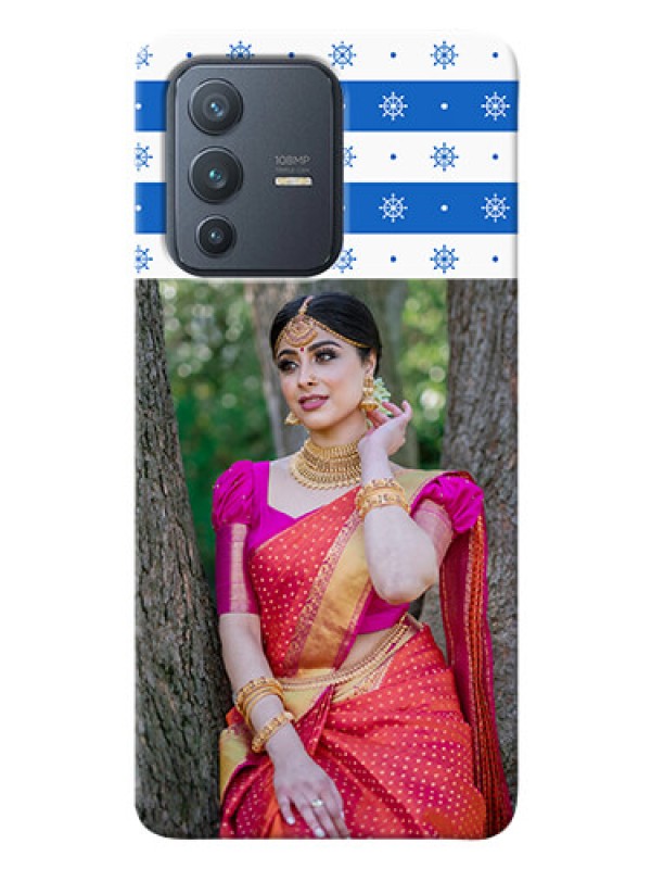 Custom Vivo V23 Pro 5G custom mobile covers: Snow Pattern Design