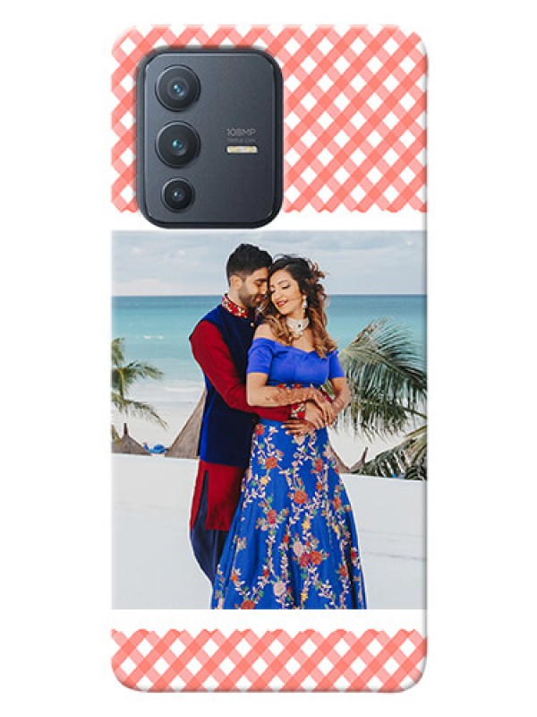 Custom Vivo V23 Pro 5G custom mobile cases: Pink Pattern Design