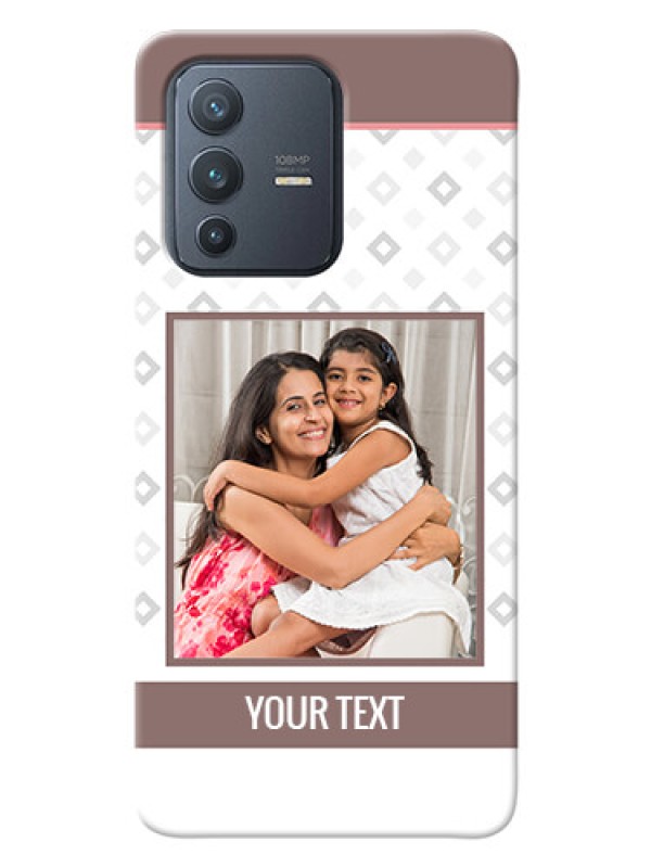 Custom Vivo V23 Pro 5G custom back covers: Simple Diamond Design